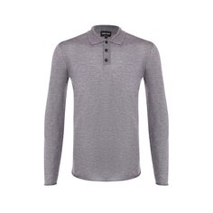 Поло из смеси шелка и кашемира Giorgio Armani