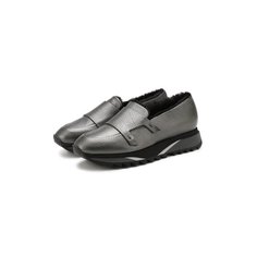 Кожаные лоферы Santoni