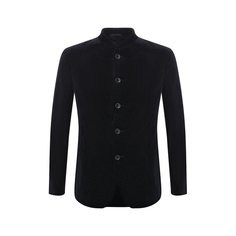 Однобортный пиджак с воротником-стойкой Giorgio Armani