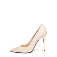 Кожаные туфли Metal Heel на шпильке Tom Ford