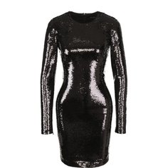 Платье-футляр с длинным рукавом и пайетками Tom Ford