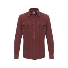Хлопковая рубашка Brunello Cucinelli