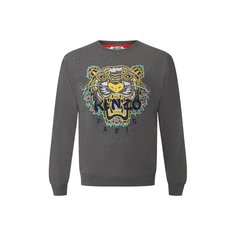 Хлопковый свитшот с вышивкой Kenzo