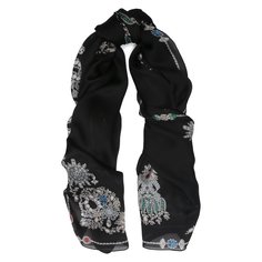 Шелковый шарф Alexander McQueen