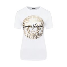 Хлопковая футболка Versace