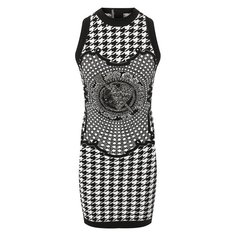 Платье из вискозы Balmain