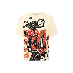 Хлопковая футболка Marni