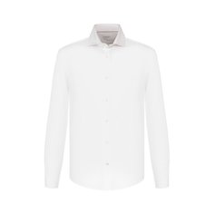 Хлопковая рубашка Brunello Cucinelli