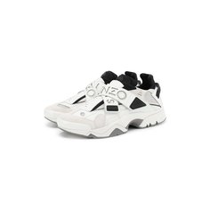 Кожаные кроссовки Sonic Velcro Kenzo