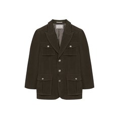 Хлопковый пиджак Brunello Cucinelli
