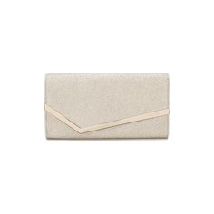 Металлизированный клатч Emmie Jimmy Choo