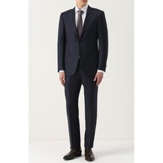 Шерстяной костюм с пиджаком на двух пуговицах Ermenegildo Zegna