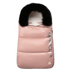 Конверт с меховой отделкой Moncler Enfant