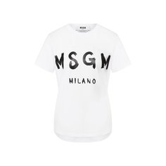 Хлопковая футболка MSGM