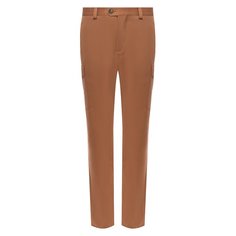 Брюки из смеси шерсти и хлопка Brunello Cucinelli