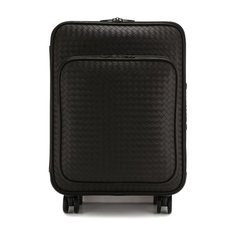 Кожаный дорожный чемодан на колесиках Bottega Veneta