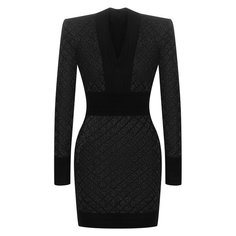 Платье из вискозы Balmain