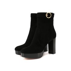 Замшевые ботильоны Gianvito Rossi