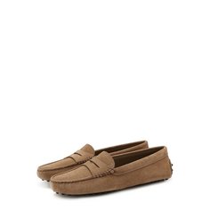 Замшевые мокасины с перемычкой Tod’s Tods
