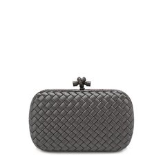 Клатч Chain Knot из сатина с плетением intrecciato Bottega Veneta