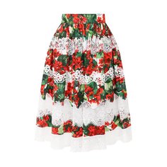Хлопковая юбка Dolce & Gabbana