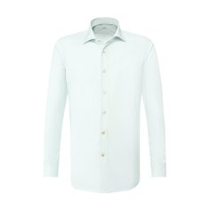 Хлопковая рубашка с воротником кент Kiton