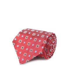 Шелковый галстук с узором Kiton