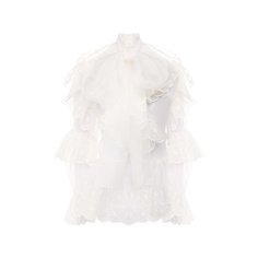 Блузка из смеси шелка и хлопка Dolce & Gabbana