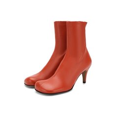 Кожаные ботильоны Bottega Veneta