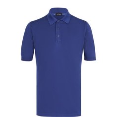 Хлопковое поло с короткими рукавами Kiton