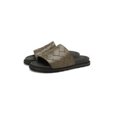 Кожаные шлепанцы Bottega Veneta