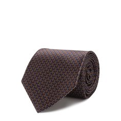 Шелковый галстук с узором Kiton