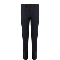 Шерстяные брюки прямого кроя Kiton