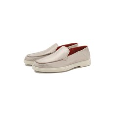Кожаные лоферы Santoni
