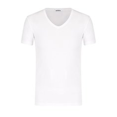 Футболка из вискозы с V-образным вырезом Dirk Bikkembergs