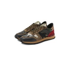 Комбинированные кроссовки Valentino Garavani Rockrunner Valentino