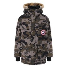 Пуховая парка с меховой отделкой Canada Goose