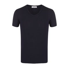 Футболка из вискозы с V-образным вырезом Dirk Bikkembergs