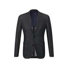 Пиджак из смеси льна и кашемира Giorgio Armani