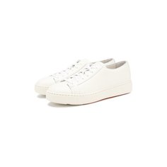 Кожаные кеды Santoni