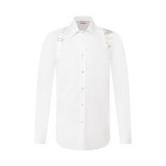 Хлопковая рубашка Alexander McQueen