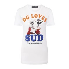 Хлопковая футболка Dolce & Gabbana