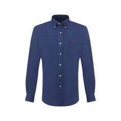 Льняная рубашка с воротником button down Polo Ralph Lauren