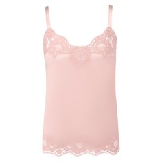 Топ из смеси шелка и хлопка Dolce & Gabbana