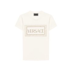 Хлопковая футболка Versace