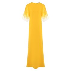 Шелковое платье Oscar de la Renta