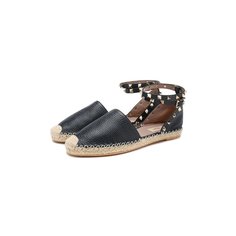 Кожаные эспадрильи Valentino Garavani Rockstud Double Valentino