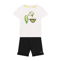 Комплект из футболки и шорт Emporio Armani