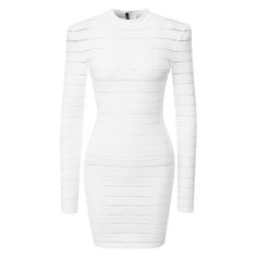 Платье из вискозы Balmain
