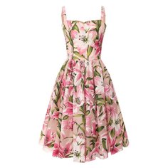 Платье с принтом Dolce & Gabbana